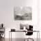 Contemporary Gray Abstract Landscape Canvas Giclee